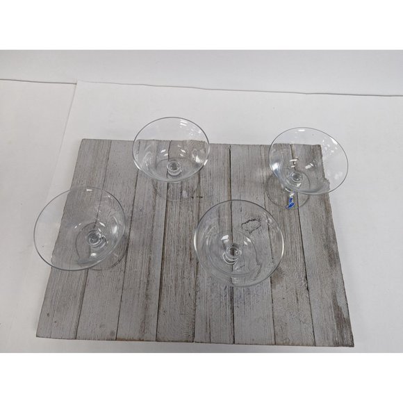 Imperial Candlewick Sundae Glasses 4 5/8" Footed Tumbler Juice Set of 4 - Picture 3 of 6